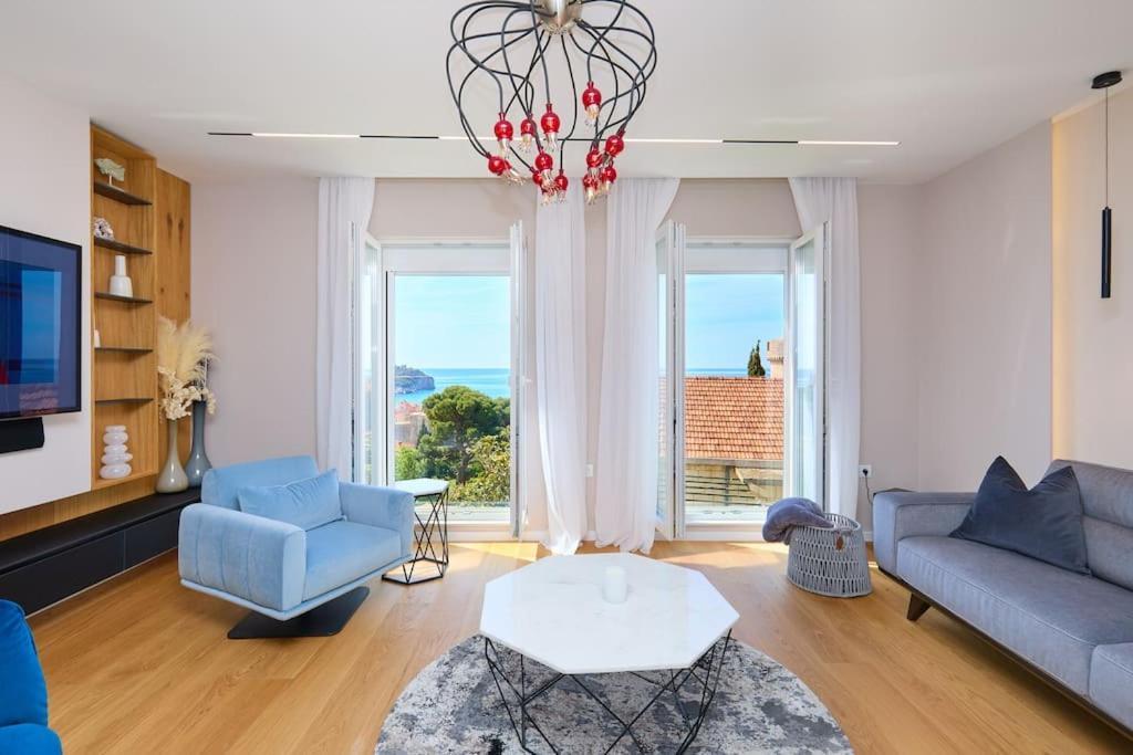New & Stunning Views In Luxury 5* Divona Apartment دوبروفينك المظهر الخارجي الصورة