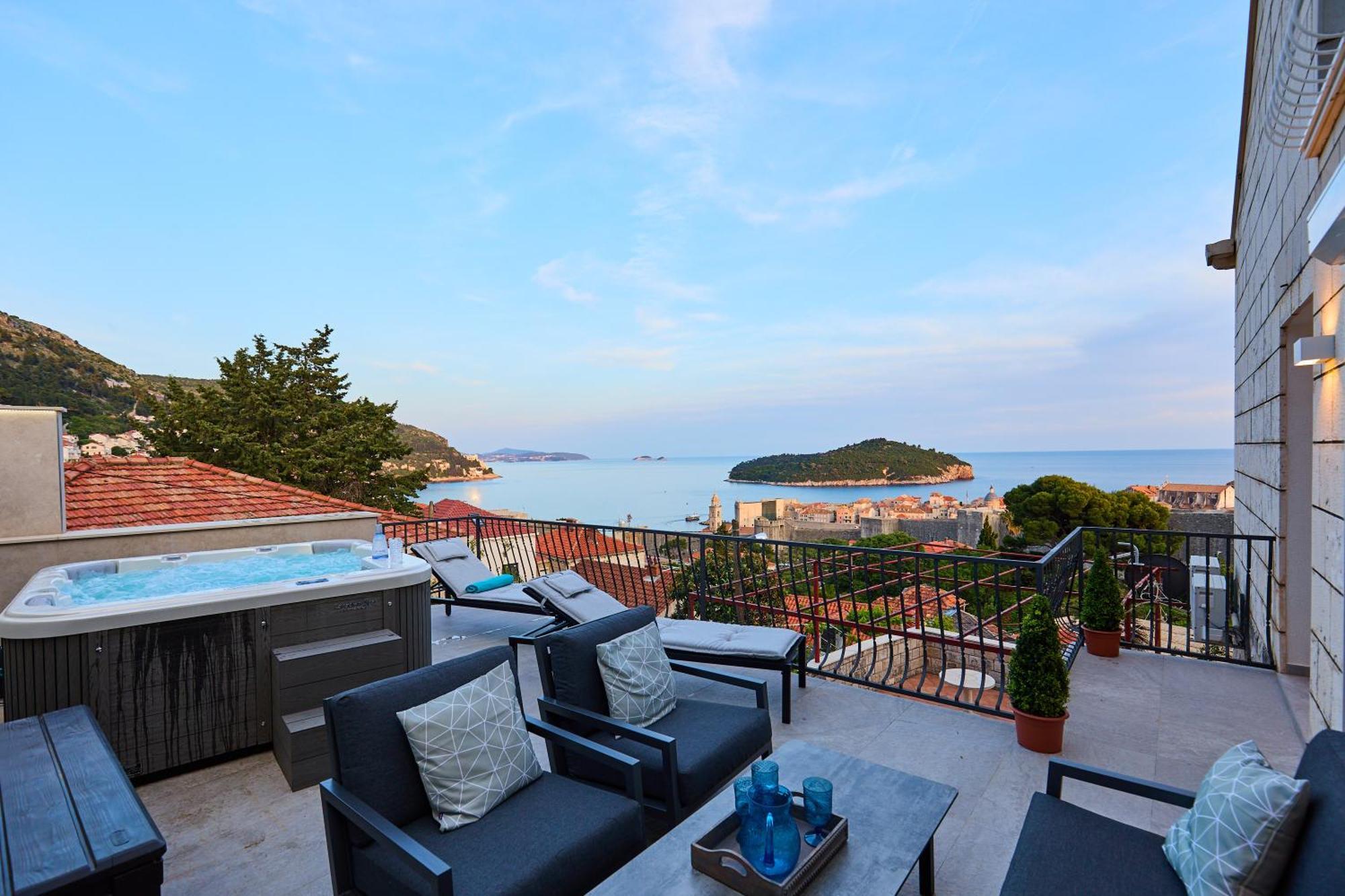 New & Stunning Views In Luxury 5* Divona Apartment دوبروفينك المظهر الخارجي الصورة